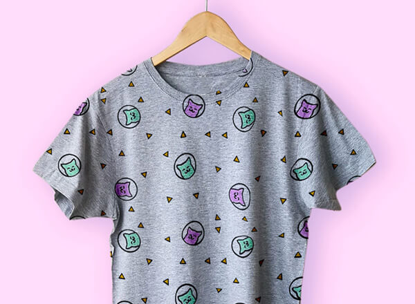 Cats Print T-shirt