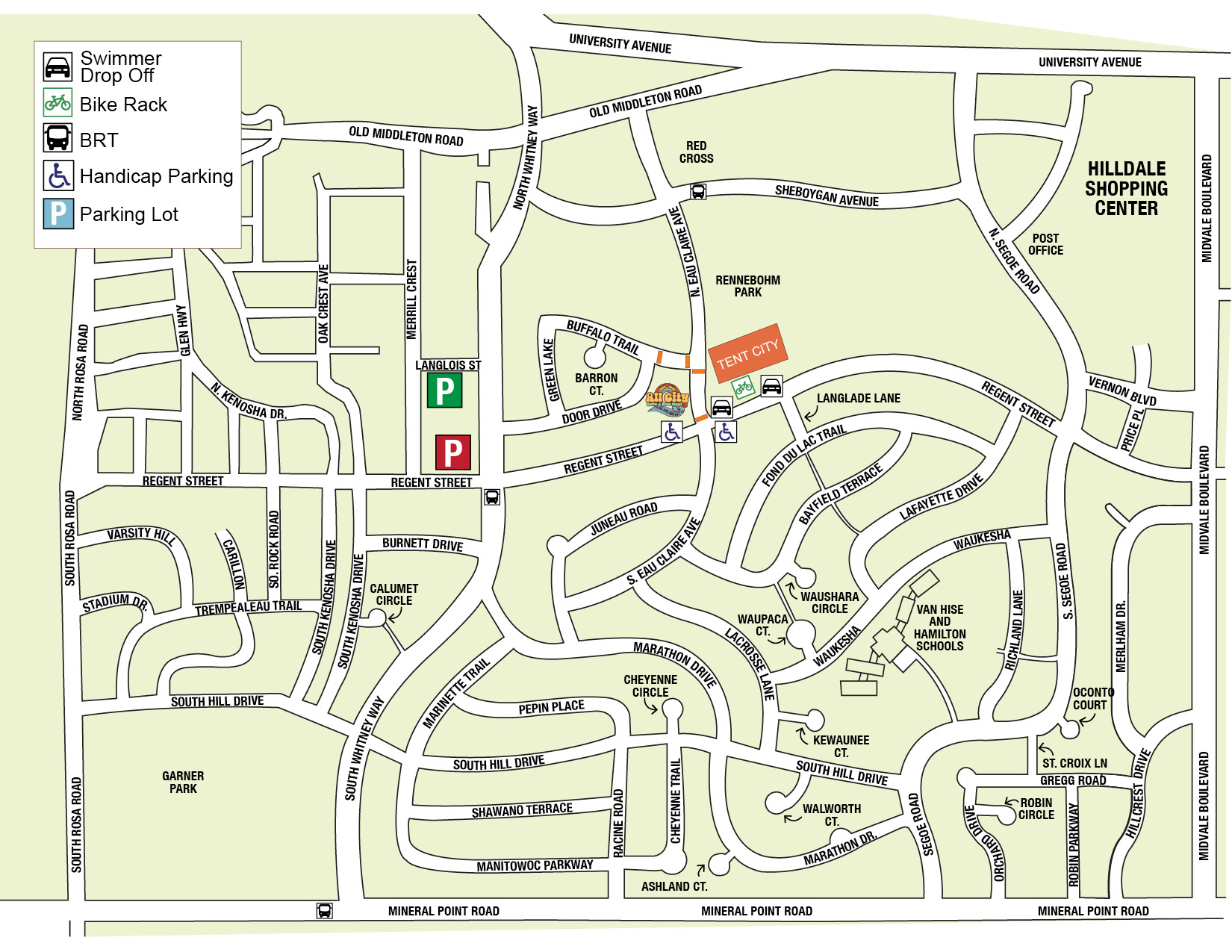 All CIty Parking Map